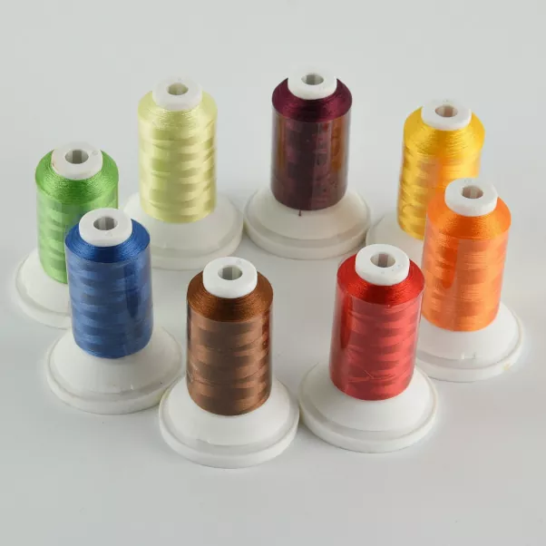 Muti रंग 150d2 Viscose रेयन कढाई धागा